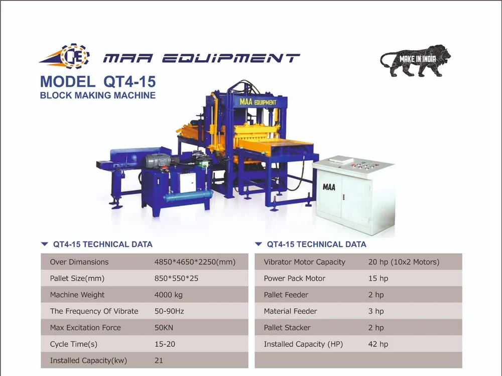 Concrete Automatic Paver Block Making Machine